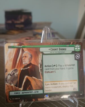 Star Wars Unlimited Count Dooku #280 Hyperspace Twilight of the Republic