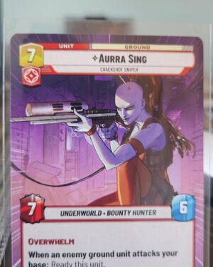 Aurra Sing - Crackshot Sniper - Hyperspace #433 Star Wars Unlimited Twilight of the old republic