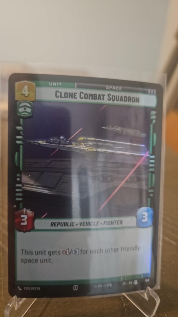 Clone Combat Squadron Foil - Jump to light speed 613 NM - Star Wars Unlimited