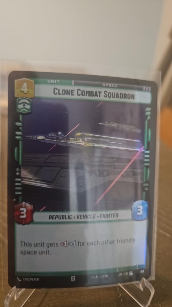 Clone Combat Squadron Foil - Jump to light speed 613 NM - Star Wars Unlimited