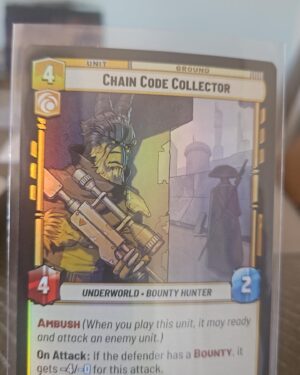 Chain Code Collector #216 Foil Star Wars Unlimited Shadows Of The Galaxy