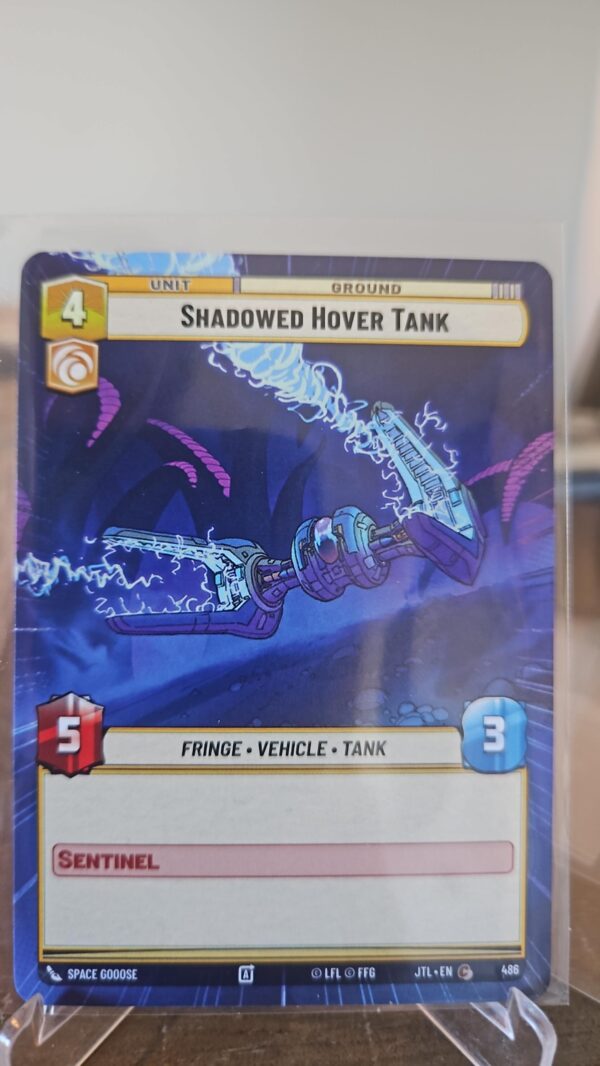 Star Wars Unlimited JTL Hyperspace Card #486 Shadowed Hover Tank