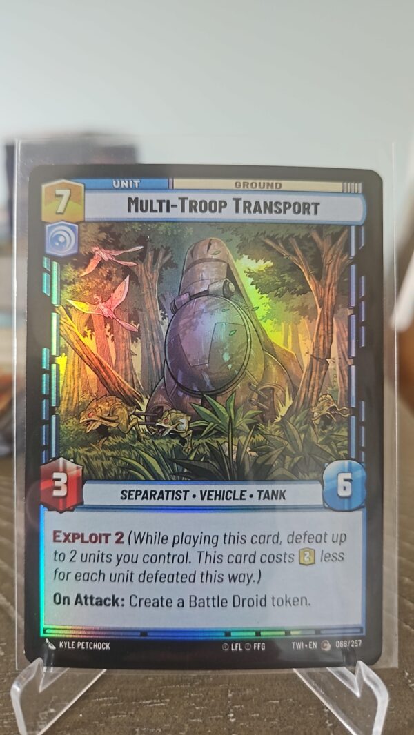 Star Wars: Unlimited - Twilight of the Republic foil #66/257 Multi-Troop Transport
