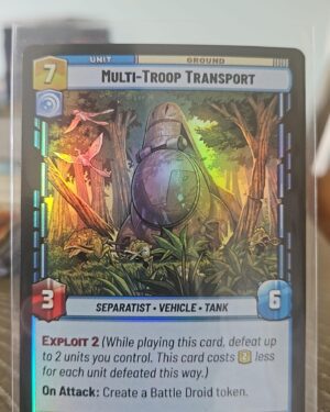 Star Wars: Unlimited - Twilight of the Republic foil #66/257 Multi-Troop Transport