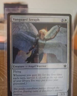 Vanguard Seraph #28 Foil NM Foundations FDN Magic The Gathering MTG