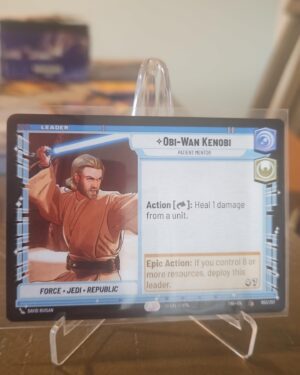 Obi-Wan Kenobi Patient Mentor Star Wars TCG card