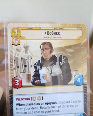 BoShek 477 Hyperspace Jump to Lightspeed Star Wars TCG