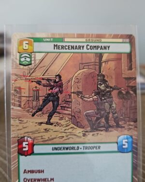 Star Wars Unlimited Mercenary Company Hyperspace #381 Spark of Rebellion card