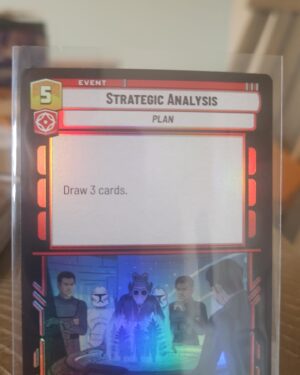 Strategic Analysis Foil Star Wars TCG card