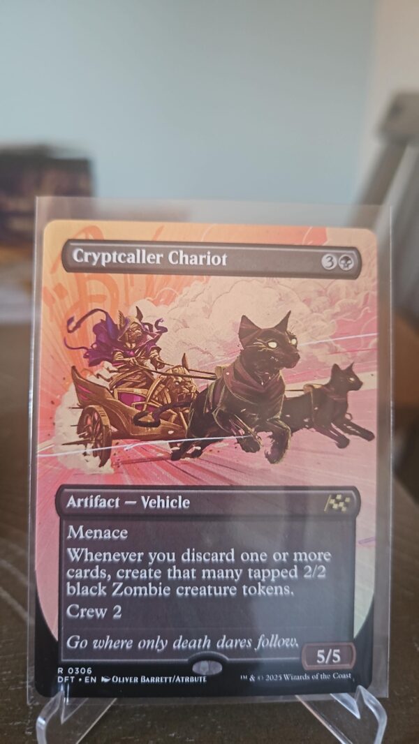 MTG Magic the Gathering Cryptcaller Chariot (306/568) Aetherdrift LP