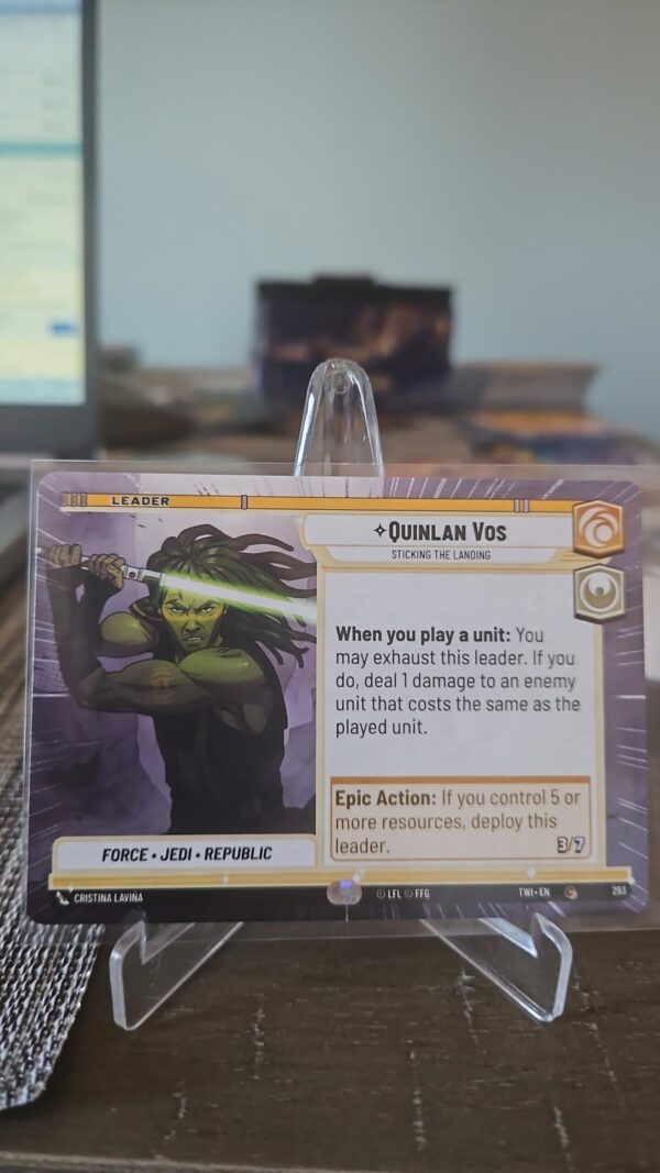 Star Wars Unlimited Quinlan Vos #293 Hyperspace Twilight of the Republic
