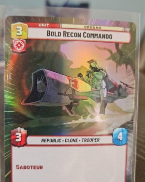 bold recon commando, hyperspace foil, twilight of the republic, star wars unlimited