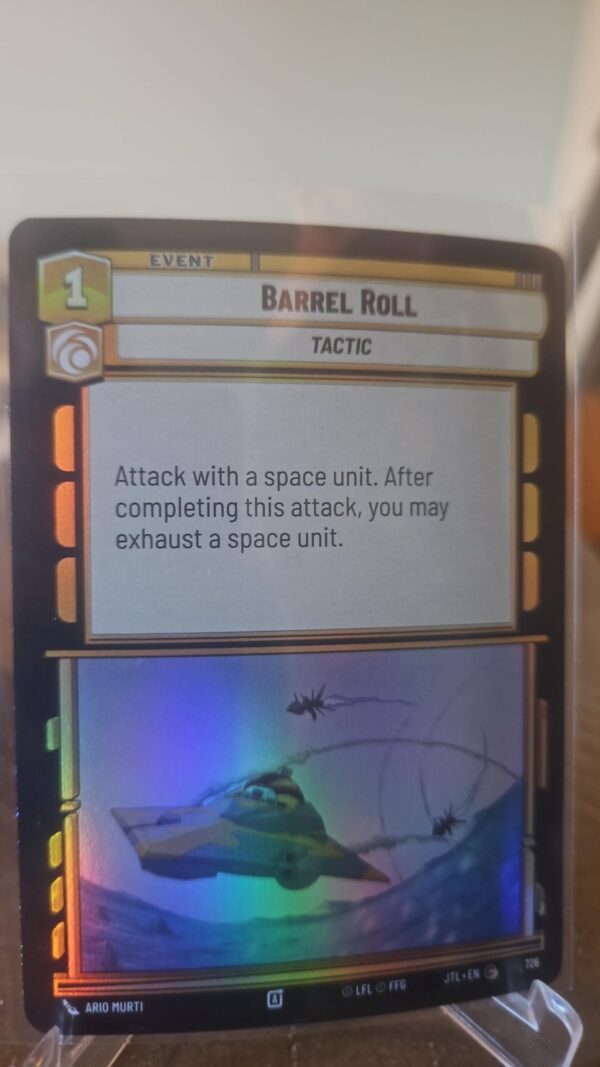 STAR WARS UNLIMITED Jump To Light speed BARREL ROLL Common Foil NM