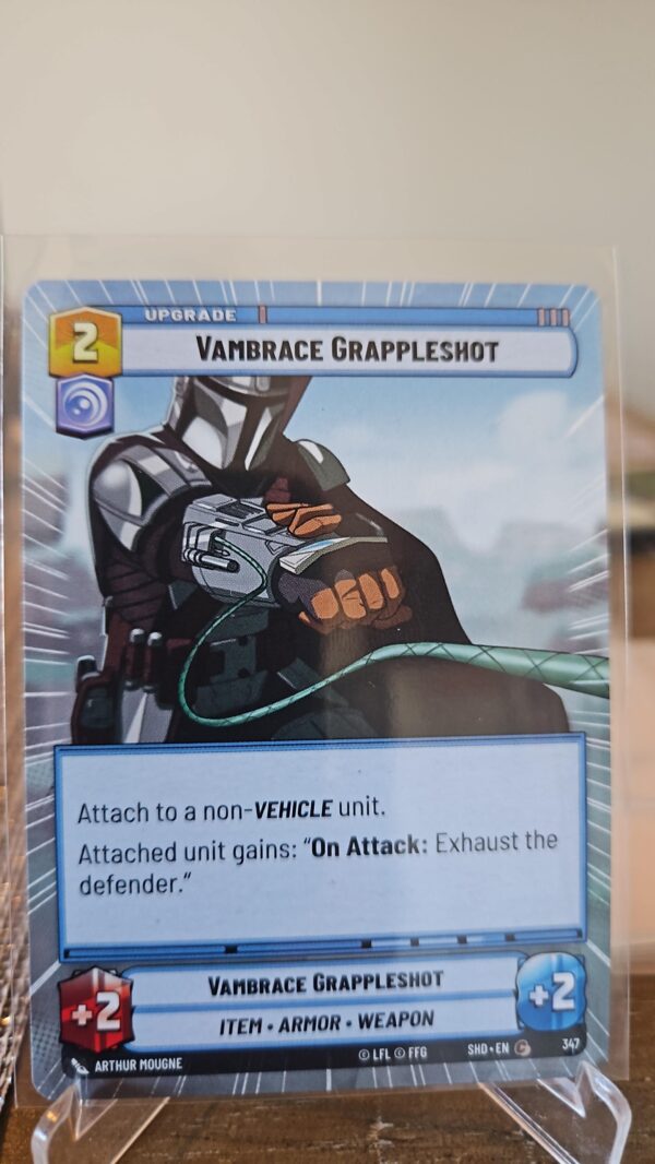 Vambrace Grappleshot #347 Hyperspace Star Wars Unlimited Shadows Of The Galaxy
