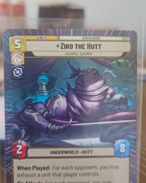 Ziro the Hutt - Colorful Schemer - Hyperspace #450 Star Wars Unlimited Twilight of the old republic
