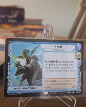 Yoda - Sensing Darkness #004/257 Star Wars Unlimited Twilight of the Republic