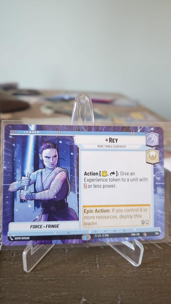 Star Wars Unlimited Shadows of the Galaxy #284 Rey Hyperspace - Image 2