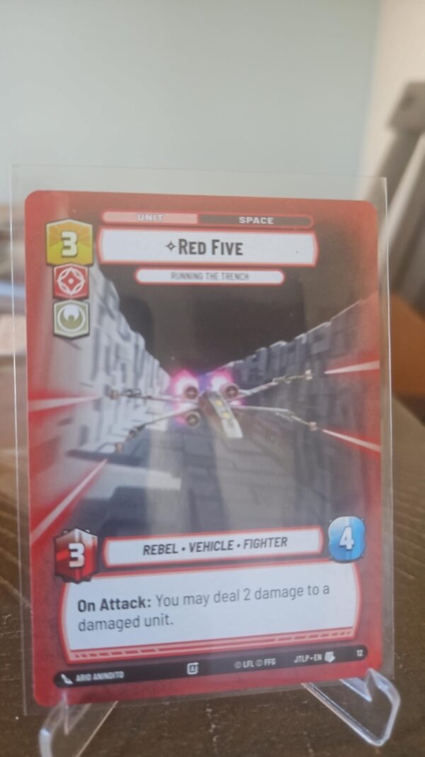 HYPERSPACE Red Five Running the Trench JTL SWU 12 Star Wars Unlimited promo