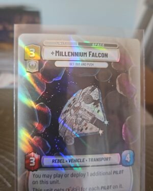 star wars unlimited foil Weekly Play Promo Millennium Falcon Jump To Lightspeed 39