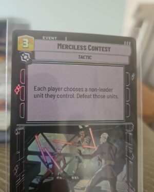 Merciless Contest Foil Star Wars TCG card