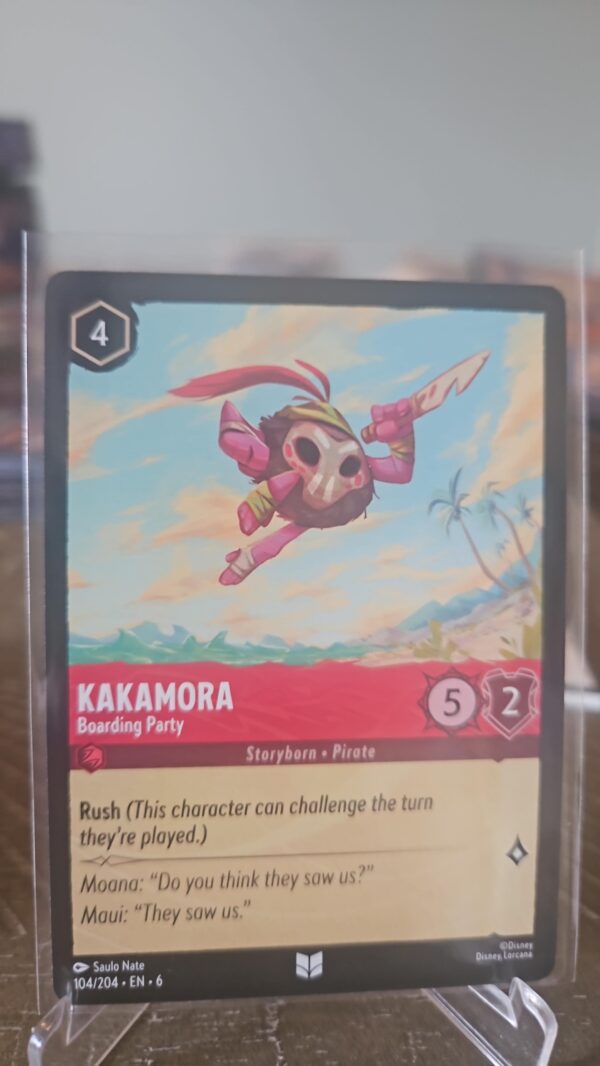 Kakamora 104/204 Disney Lorcana Azurite Sea Regular Uncommon Card NM