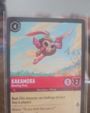 Kakamora Boarding Party 104/204 Azurite Sea uncommon ruby character non-foil cost 4 strength 5 willpower 2 lore 1