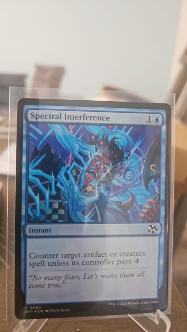 MTG Magic the Gathering Spectral Interference (63/568) Aetherdrift NM