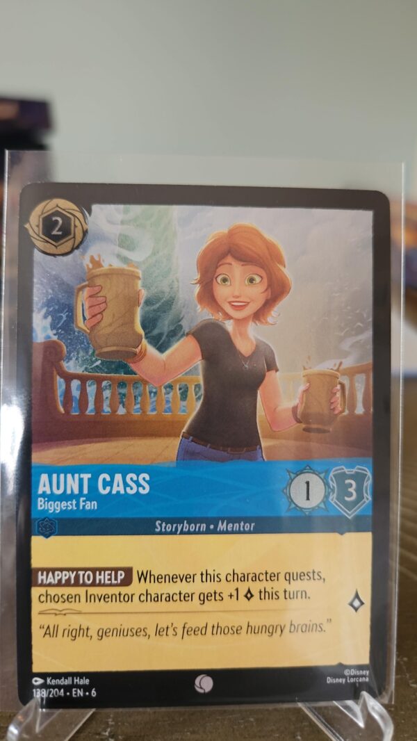 Aunt Cass 138/204 Disney Lorcana Azurite Sea Common Cold Foil Card NM