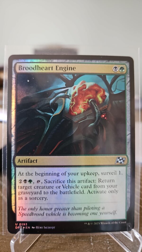 Magic the gathering foil broodheart engine #193