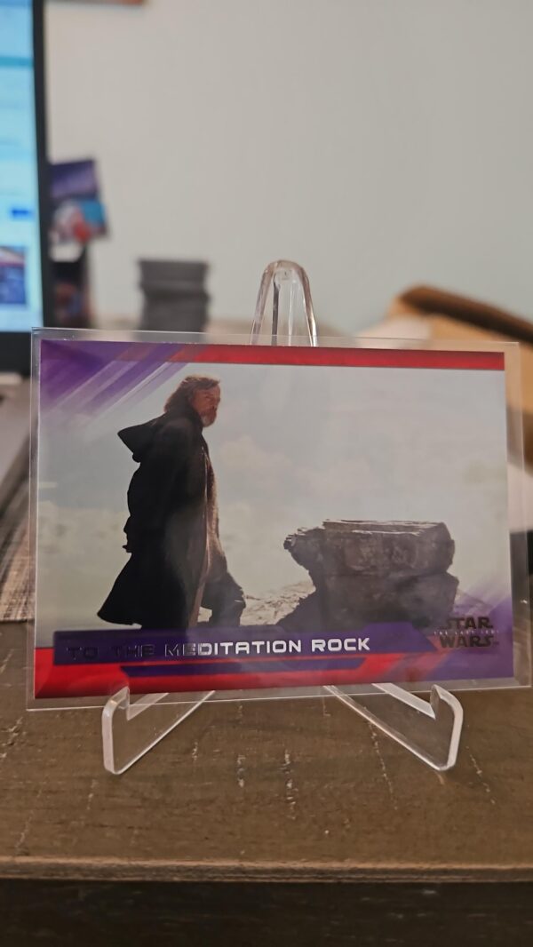 2018 Star Wars: The Last Jedi Series II purple to the meditation rock #39