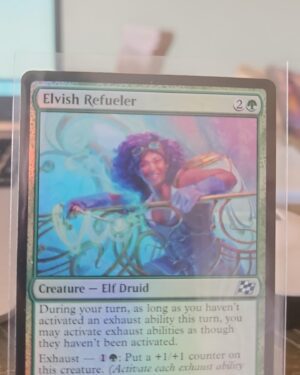 Magic: The Gathering Elvish Refueler #161 Aetherdrift FOIL
