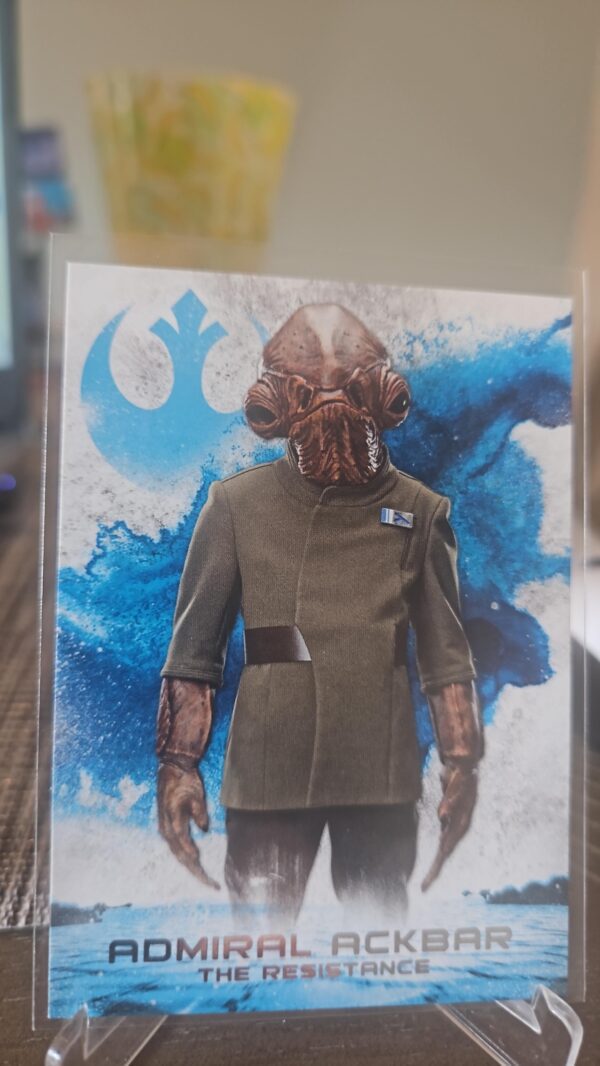 Topps Star Wars The Last Jedi series 2 leaders of the resistance admiral ackbar rs-5