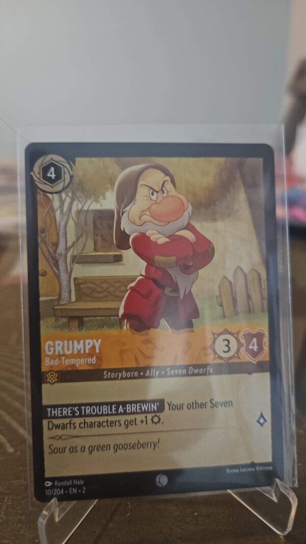 Grumpy 10/204 Disney Lorcana Rise of the Floodborn Base card non foil Common