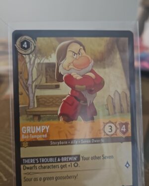 Grumpy Bad-Tempered 10/204 Rise of the Floodborn common Amber character non-foil NM