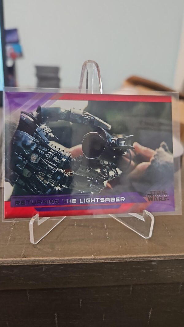 2018 Topps Star Wars: The Last Jedi Series II Purple Rey Luke Skywalker #13
