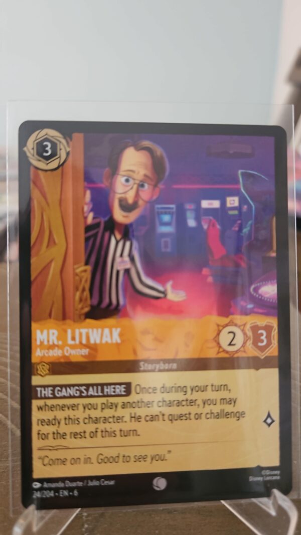 Mr.Litwak 24/204 Disney Lorcana Azurite Sea Regular Common Card NM
