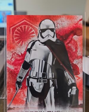 2018 Topps Star Wars: The Last Jedi Series II Soldiers of the First Order Red /99 #FO-2 Captain Phasma