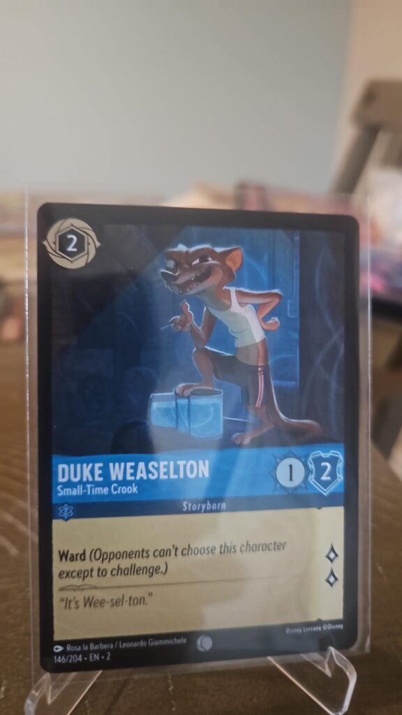 Duke Weaselton 146/204 C Rise of the Floodborn Lorcana card