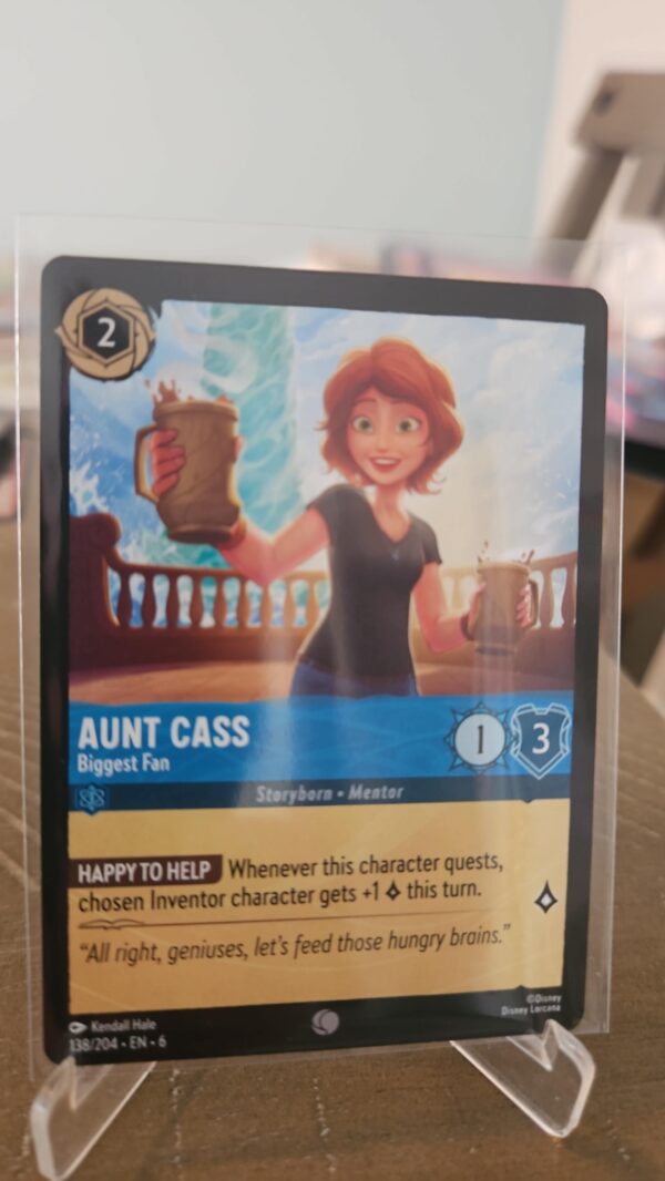 Aunt Cass 138/204 Disney Lorcana Azurite Sea Regular Common Card NM non foil