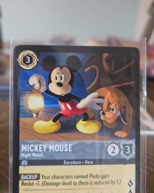 Mickey Mouse - Night Watch 187/204 Azurite Sea uncommon steel backup strength 2