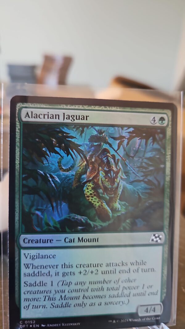 MTG Magic the Gathering Alacrian Jaguar (152/568) Aetherdrift NM FOIL