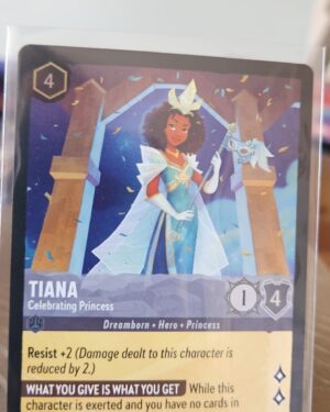Tiana Celebrating Princess 196/204 Cold Foil Steel Ink