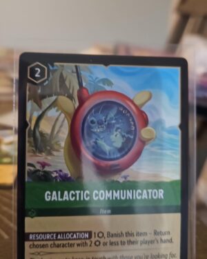 Disney Lorcana Galactic Communicator 99/204 Azurite Sea common card