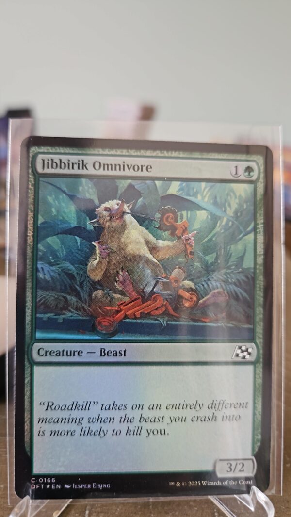 Jibbirik Omnivore (0166) - Aetherdrift - Common (Foil) Magic the gathering Card