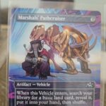 Magic the gathering english card Aetherdrift borderless Marshals pathecruiser #330