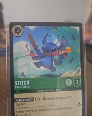 Stitch Little Trickster 26/204 Azurite Sea common emerald character non-foil cost 2 strength 1 willpower 3 lore 1