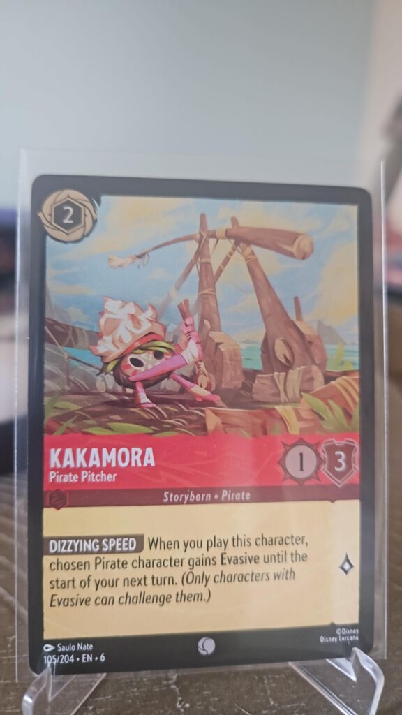 Disney Lorcana Kakamora 105/204 Azurite Sea common cold foil card