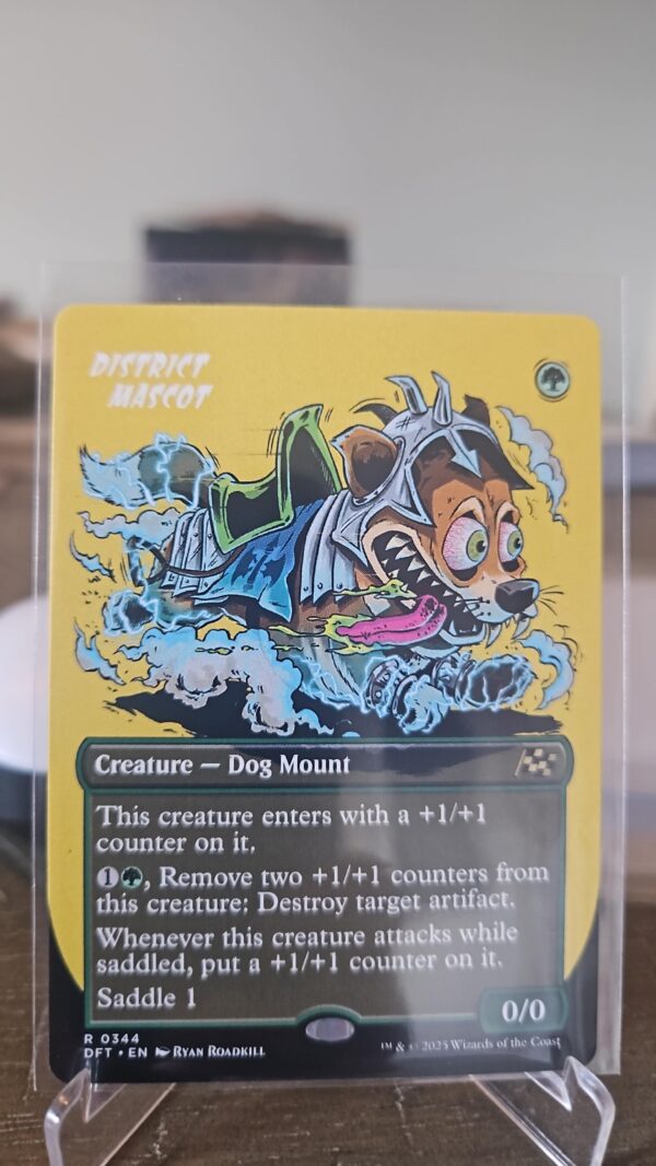 District Mascot Borderless #344 Near Mint Magic The Gathering Aetherdrift