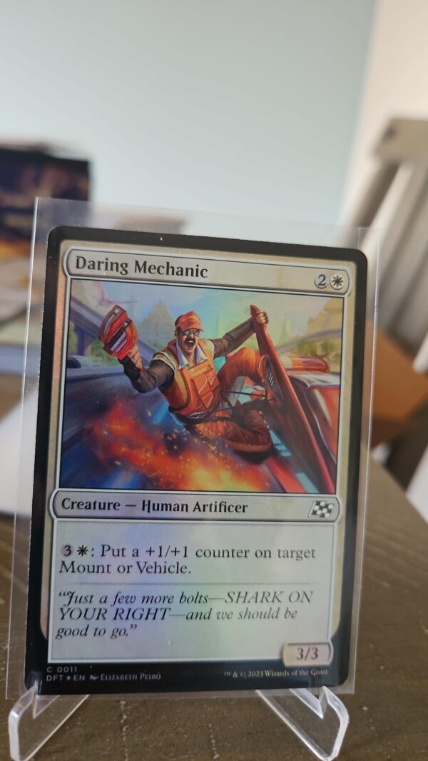 Magic the gathering Aetherdrift english card foil Daring Mechanic #11