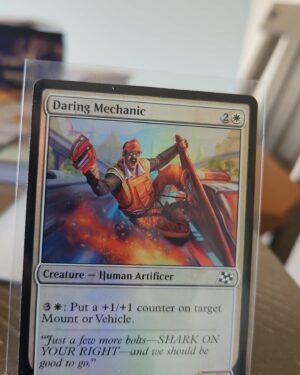 Magic the gathering Aetherdrift english card foil Daring Mechanic #11